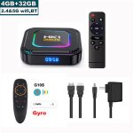 4 go 32 go g10s - bo�tier tv hk1 rbox k8, android 13, rk3528, 2. 4g, 5g, wifi, 6 bt 5. 0, d�codage vid�o ...