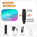 4 go 64g g10 - dcodeur tv intelligent avec wi - fi, android 9. 0, 4k, 100m, 1080p, hk1, amlogic s905bery, ...