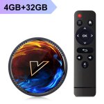 4 go32 go - bo�tier tv h1 h618, android, 12 fa�ades, core cortex a53, support vid�o 8k, bt, wifi 6, google ...