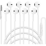 4 pack ecouteurs intra - auriculaires filaires avec son stéréo 3, 5 mm, contrôle du volume et microphone ... 4 pack ecouteurs intra - auriculaires filaires avec son stéréo 3, 5 mm, contrôle du volume et microphone ...