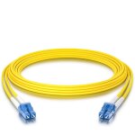 [4 pack] os2 lc  lc cble fibre optique 1m, 9 / 125 monomode duplex jarretire optique lszh pour sfp, ...