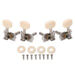 4 pcs guitare corde accordage cheville 2 trou 2 gauche 2 droite accordeur clé machine tête set kit 4 pcs guitare corde accordage cheville 2 trou 2 gauche 2 droite accordeur clé machine tête set kit