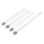 4 pcs mdiator collier heavy metal dcoration modle unique pendentif guitare plectre collier