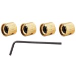 4 pcs m�tal volume tonalit� d�me tonalit� guitare boutons de contr�le de vitesse avec vis pour guitare ...