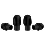 4 pcs silicone drumstick head sleeve silent practice tips accessoire de percussion mute instruments de ...
