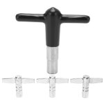 4 pcs tambour accordage touches t poign�e m�tal robuste lisse tambour cl� accordeur avec silicone couverture ...
