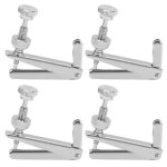 4 pcs violon fine tuners 3 / 4 ?4 / 4 violoncelle pices corde outil remplacement instrument accessoiressilver ...