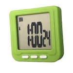 (4 pièces) 2 mini réveils portables pour étudiants, minuteur pour chambre à coucher, cuisine, vert (4 pièces) 2 mini réveils portables pour étudiants, minuteur pour chambre à coucher, cuisine, vert