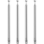 4 pices 55cm 7 sections antenne tlescopique, antenne tlescopique portable fm, antennes radio fm tlescopiqu ...