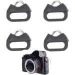 4 pices anneaux de courroie de camra triangle, courroie de camra en alliage triangle anneau fendu ...