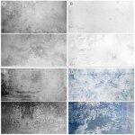 4 pièces définir - papier de fond pour photographie de bureau, texture ciment double face, accessoires ... 4 pièces définir - papier de fond pour photographie de bureau, texture ciment double face, accessoires ...