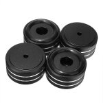 4 pices / pack hifi ampli haut - parleur en aluminium isolation pieds pad utilisation pour platine vinyle ...