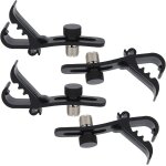 4 pièces pince micro cravate, instrument de musique ensemble de batterie microphone clip pince à cravate ... 4 pièces pince micro cravate, instrument de musique ensemble de batterie microphone clip pince à cravate ...