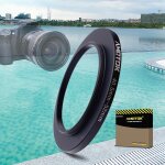 40, 5mm  52mm adaptateur d'objectif de, bague d'adaptation de filtre de 40, 5mm  52mm, compatible avec ...