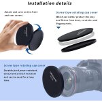 40. 5mm capuchons d'objectif en m�tal de, compatibles avec tous les accessoires de filtre d'objectif ...