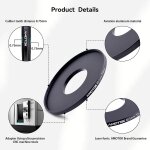 40. 5mm vers objectif 77mm adaptateur d'objectif, pour objectif 40. 5mm vers filtre 77mm adaptateur, ...