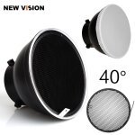 40 degrés - diffuseur de réflecteur standard de 7 pouces 18cm avec grille en nid d'abeille de degrés ... 40 degrés - diffuseur de réflecteur standard de 7 pouces 18cm avec grille en nid d'abeille de degrés ...