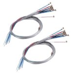 40x cordes de violon e - a - d - g core steel + nickel wound exquis instrument musique a pices accessoires ...