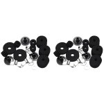 42 pices accessoires de remplacement manchons support cymbale feutres avec rondelle et ecrou a oreilles ...