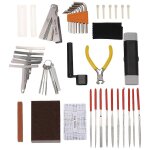 45pcs kit d'outils d'entretien de rparation de guitare avec sac de transport grand soin