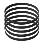 47 - 150mm platine pli�e ceinture en caoutchouc 5mm pour enregistreur cassette bande machine