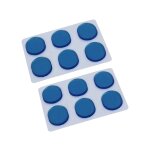 48 pices / ensemble de kit de batterie silencieux autocollants silica gel autocollant amortisseurs de ...