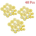 48pcs - coussin de remplacement en faux cuir pour clarinette, accessoire pour instrument de musique, ...