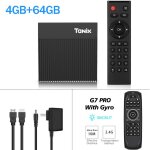 4g 64g g7 pro - botier smart tv android 11, amlogic s905tage av1, 3d bt, streaming, media later 2. 4 ...