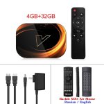 4g32g mx3 - boîtier smart tv amlogic s905bery, android 1000, 8k, 4 go ram, 9. 0 go, décodeur dean, touriste, ... 4g32g mx3 - boîtier smart tv amlogic s905bery, android 1000, 8k, 4 go ram, 9. 0 go, décodeur dean, touriste, ...