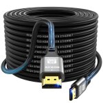 4k hdmi cble 20m, haute vitesse hdmi 2. 0 cordon 4k@60hz 18gbps, ultra hd, ethernet audio retour, vido ...