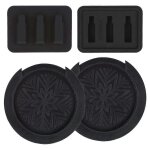 4pack de silencieux de corde de guitare et ensemble de couverture de rosace adapt pour guitare acoustique ...