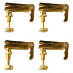 4pcs 1 / 2 violon accordeur fin m�tal violon cordes, ajusteur partie, instrument de musique, accessoire, ...