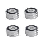 4pcs 30mm x 15mm pieds d'amplificateur entirement en aluminium usin chssis pc haut - parleur armoire ...