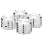 4pcs 38x25mm solid aluminum guitar amp amplifier knob amplifier radio player potentiometer volume k