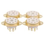4pc 8 broches en cramique tube de prise suprieure sous vide valeur octal pour kt88 el34 6v6 6650 274b ...