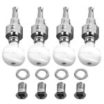 4pcs banjo mécaniques têtes accordage chevilles mécaniques clés avec 4 bagues pour banjo 4pcs banjo mécaniques têtes accordage chevilles mécaniques clés avec 4 bagues pour banjo
