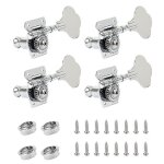 4pcs guitare chevilles accordeur basse electrique cheville accordeur guitare engrenage chevilles mcaniques ...