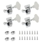 4pcs guitare chevilles accordeur basse electrique cheville guitare engrenage ouvert chevilles d'accord ... 4pcs guitare chevilles accordeur basse electrique cheville guitare engrenage ouvert chevilles d'accord ...