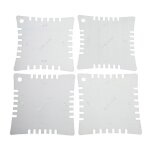 4pcs guitare crant� rayon jauges touche outils de mesure pour luthier