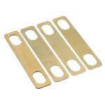 4pcs guitare manche cales en laiton cales pour guitare electrique basse luthier outils