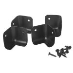 4pcs haut - parleur coins en plastique angle droit arrondi protecteur guitare amplificateur scne baffles ...