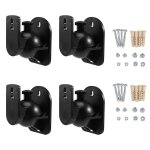 4pcs haut - parleur universel support mural pince de support de plafond