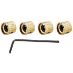 4pcs metal volume tone dome tone guitare boutons de contrle de vitesse avec vis pour fender strat telecaster ...