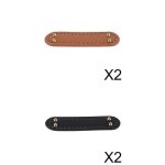 4pcs pu leather bag nail bottom pad insert cushion bag making accessories