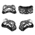 4pcs puissant sonorisant tambourin a pied tambourins a pied rglable avec instrument musical pour le ...
