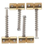 4pcs selle a cordes de basse 4 ? corde brass bridge set kit accessoire remplacement pour electrique
