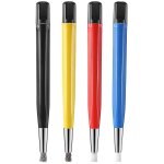 4pcs / set rust removal brush pen fibre de verre / laiton / acier / nylon brush pen shape watch parts ...
