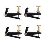 4pcs violon accordeur fin ajusteur pour accessoires de violon de taille 3 / 4 4 / 4