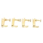 4pcs violon fine tuner mtal dor rsistant a lusure corde fine ajusteur pour 4 / 4 3 / 4 violon