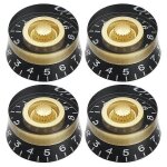 4pcs volume tonalit vitesse contrle boutons pour les paul lp style basse guitare electrique pices ...
